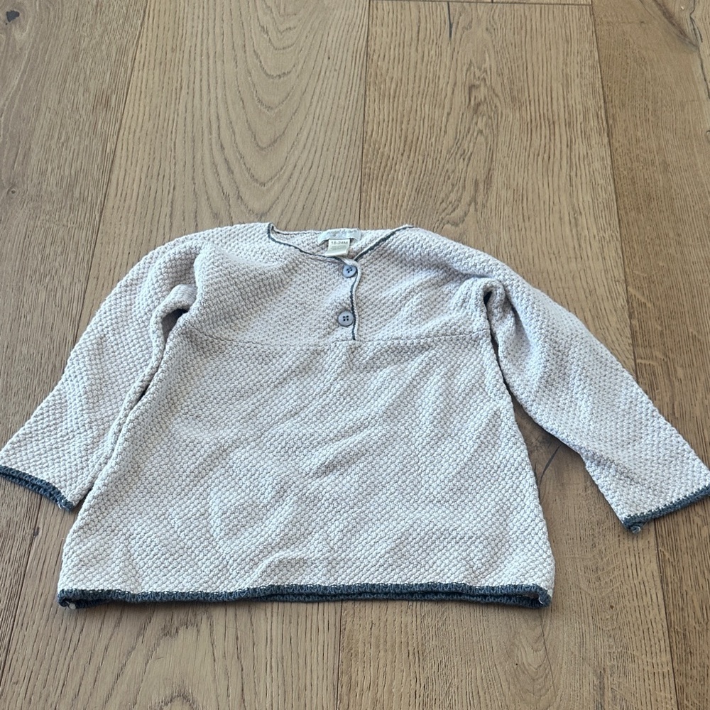 Angel dear vintage Cozy Textured Long Sleeve sweater 18/24m